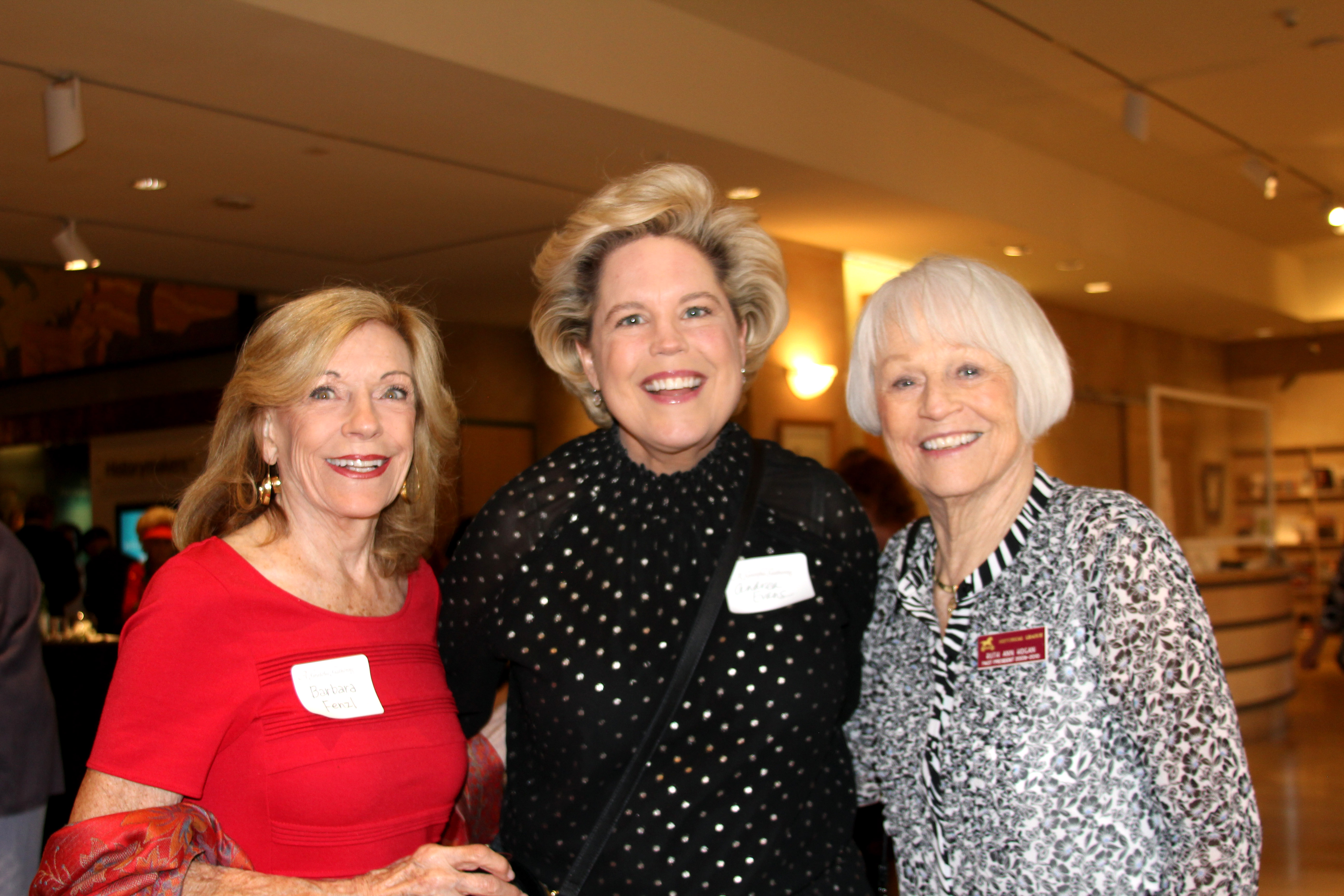 Grateful Gathering: Barbara Fenzl, Andrea Evans, Ruth Ann Hogan