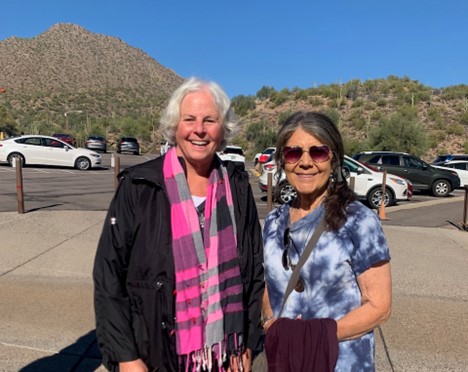 Barbara & Laurie-Sue At Saguaro Lake